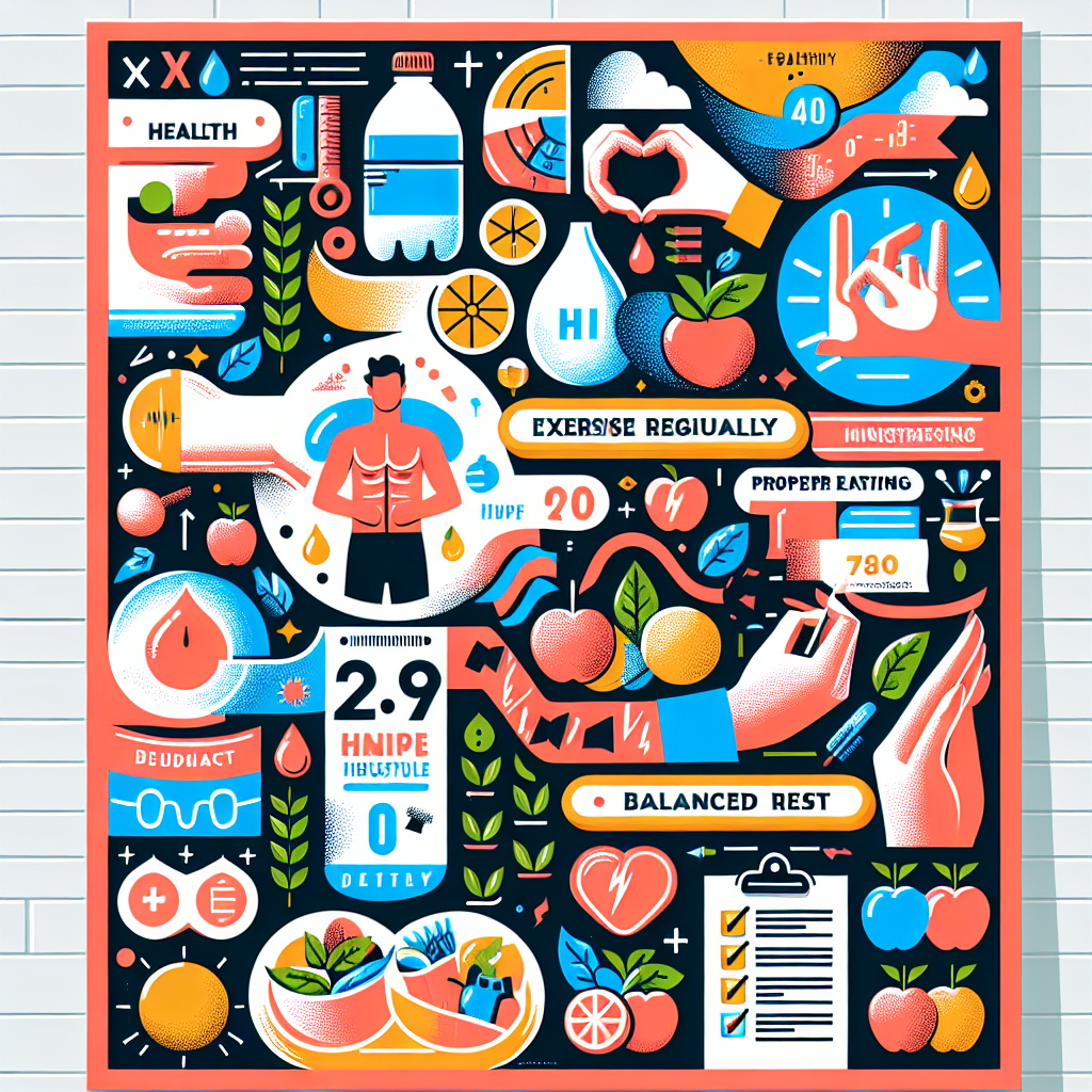 Kiat-Kiat Menjalani Gaya Hidup Sehat Melalui Poster Edukatif