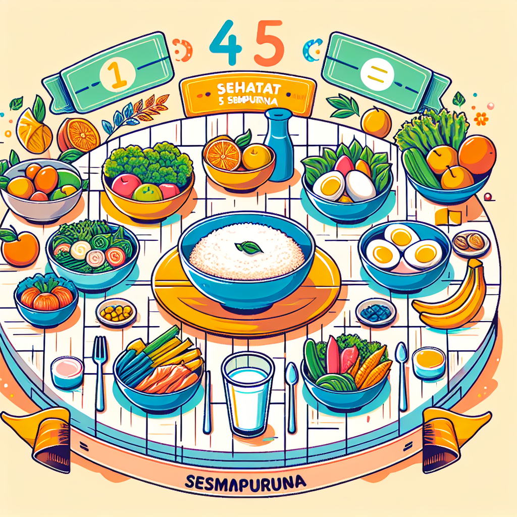 Contoh Menu Sehari-hari dengan Prinsip 4 Sehat 5 Sempurna
